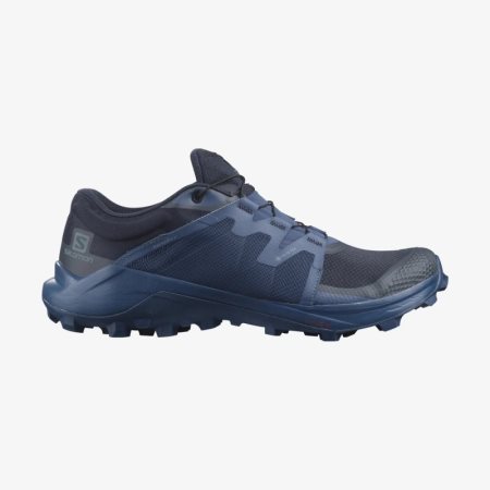 Salomon WILDCROSS GTX Mens Trail Running Shoes Navy | Salomon South Africa